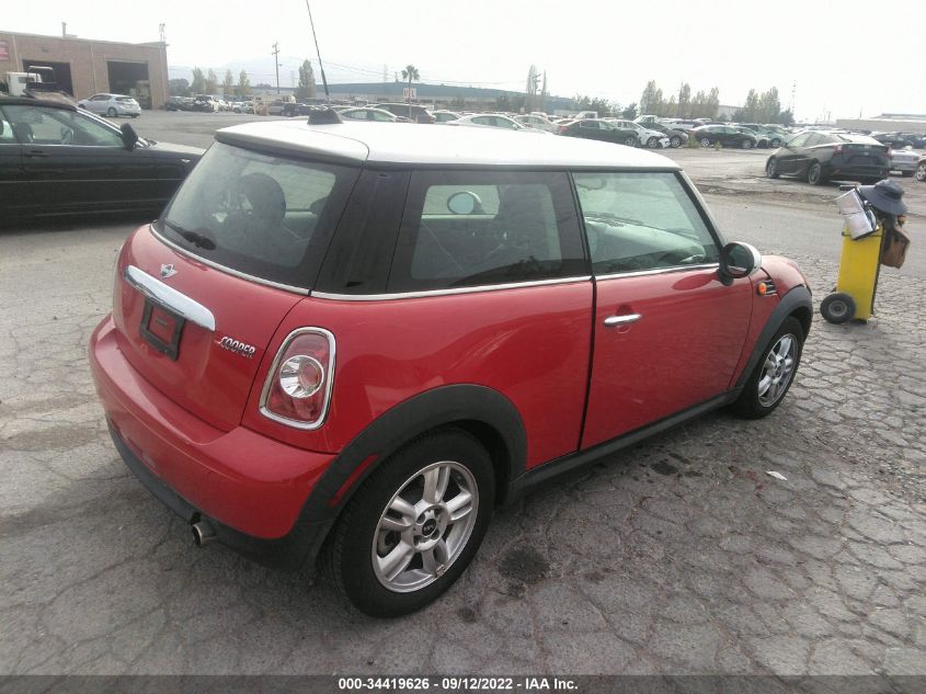 2013 MINI COOPER HARDTOP WMWSU3C50DT678092