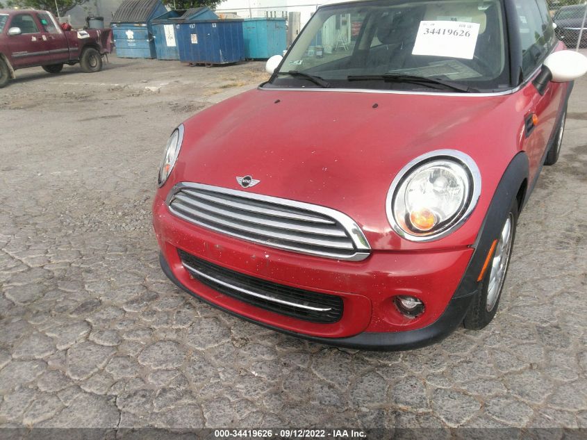 2013 MINI COOPER HARDTOP WMWSU3C50DT678092