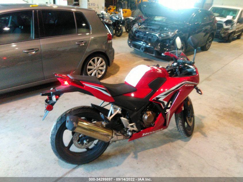 2021 HONDA CBR300 R MLHNC510XM5700865
