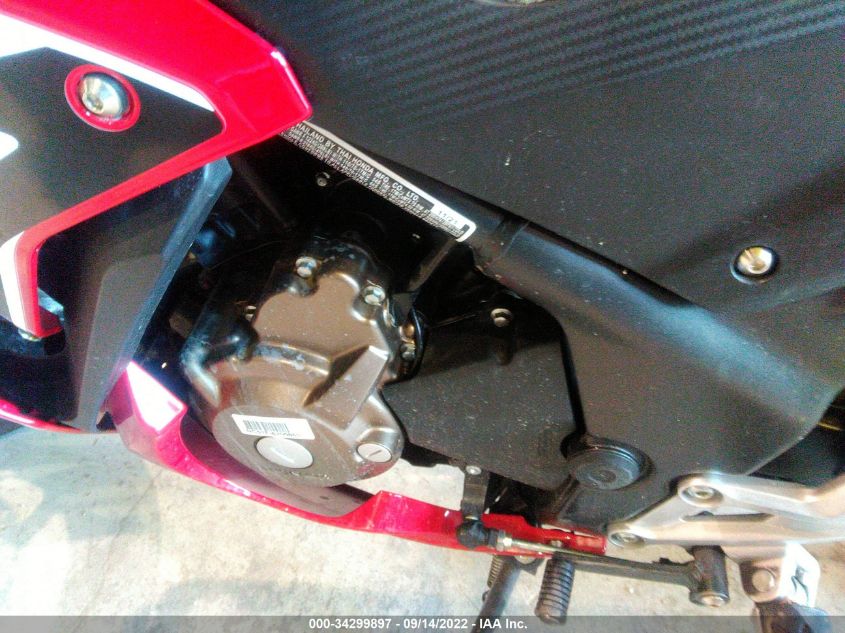 2021 HONDA CBR300 R MLHNC510XM5700865