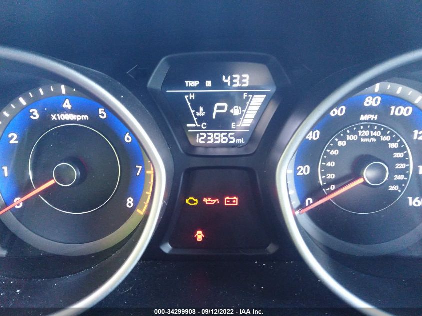 2014 HYUNDAI ELANTRA COUPE KMHDH6AH9EU028280