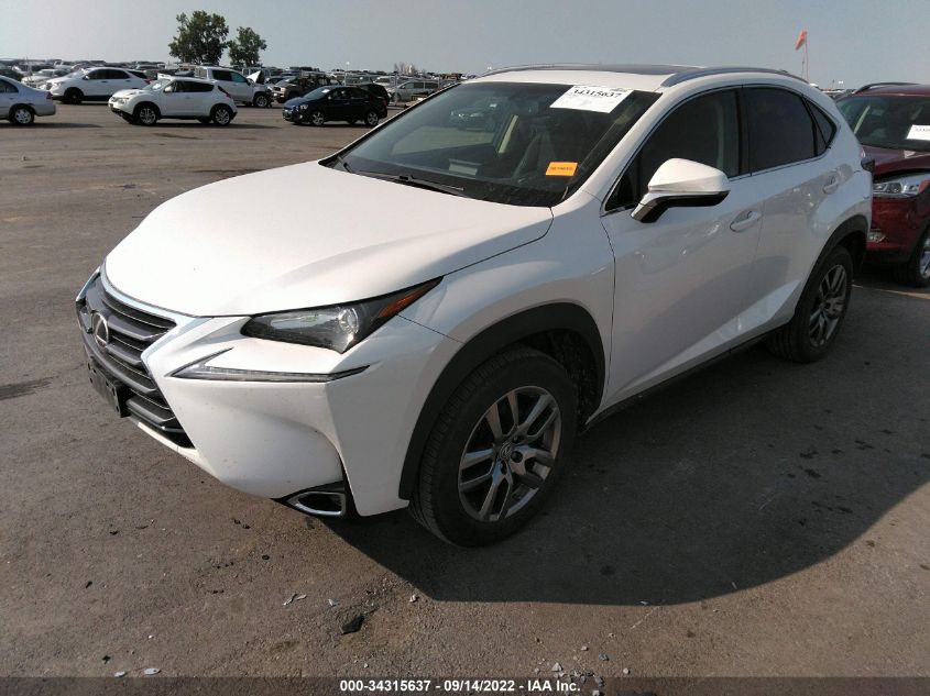 2015 LEXUS NX 200T JTJBARBZ7F2001131