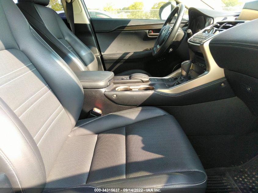 2015 LEXUS NX 200T JTJBARBZ7F2001131