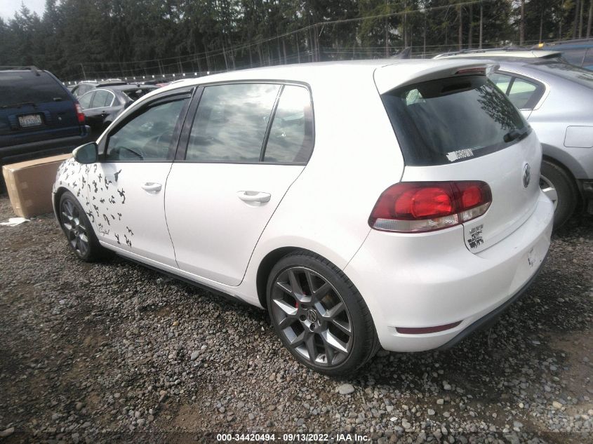 2013 VOLKSWAGEN GTI WOLFSBURG WVWHD7AJ0DW140608
