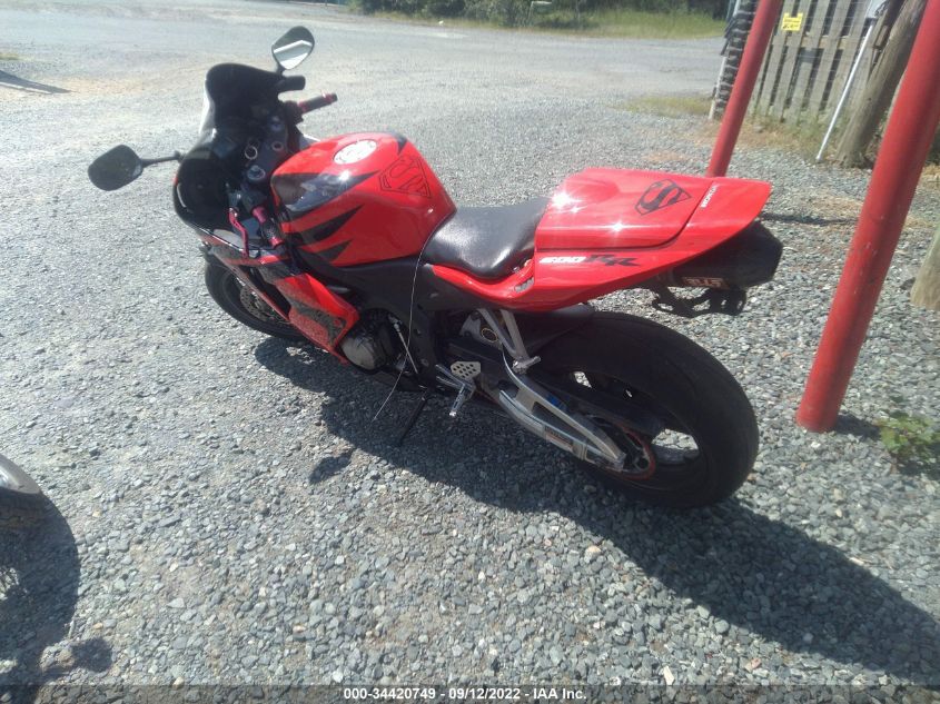 2006 HONDA CBR600 RR JH2PC37006M309036