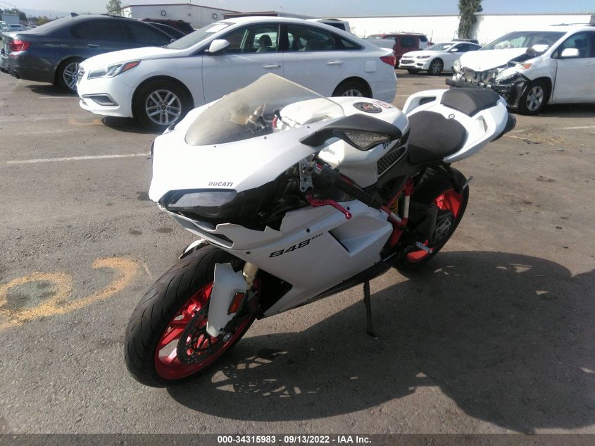 2012 DUCATI SUPERBIKE 848/848 EVO CORSE SE ZDM1XBMV4CB020394