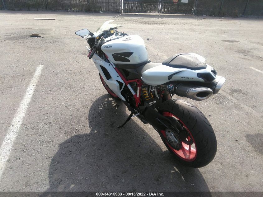 2012 DUCATI SUPERBIKE 848/848 EVO CORSE SE ZDM1XBMV4CB020394