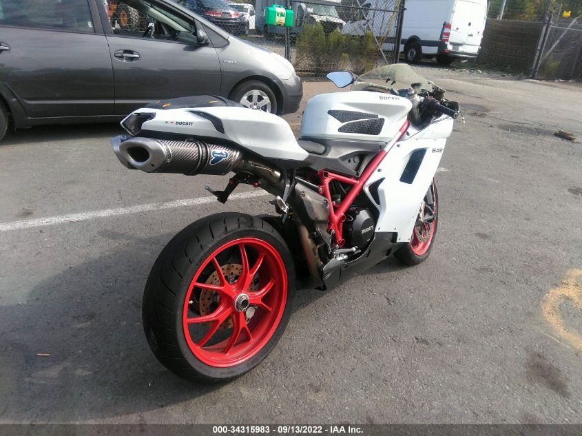 2012 DUCATI SUPERBIKE 848/848 EVO CORSE SE ZDM1XBMV4CB020394