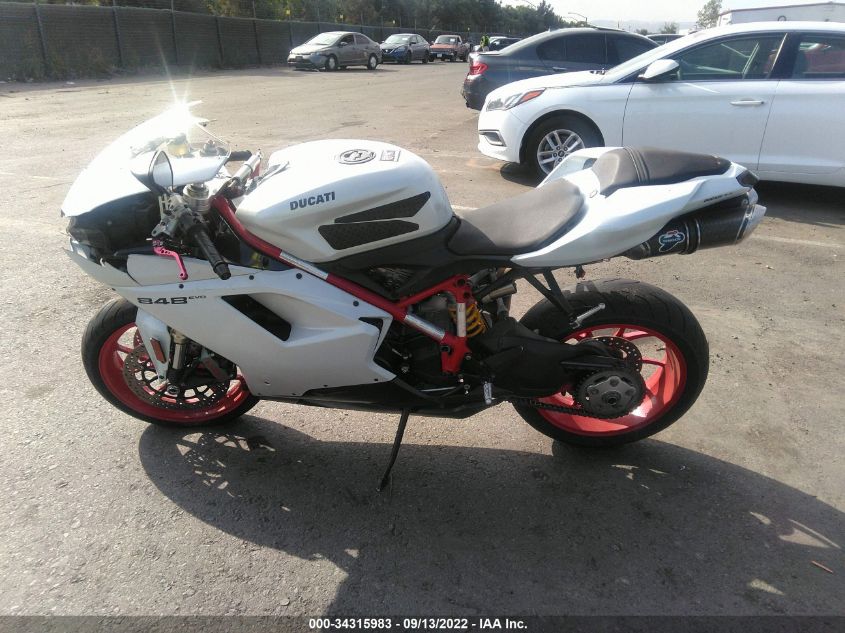 2012 DUCATI SUPERBIKE 848/848 EVO CORSE SE ZDM1XBMV4CB020394