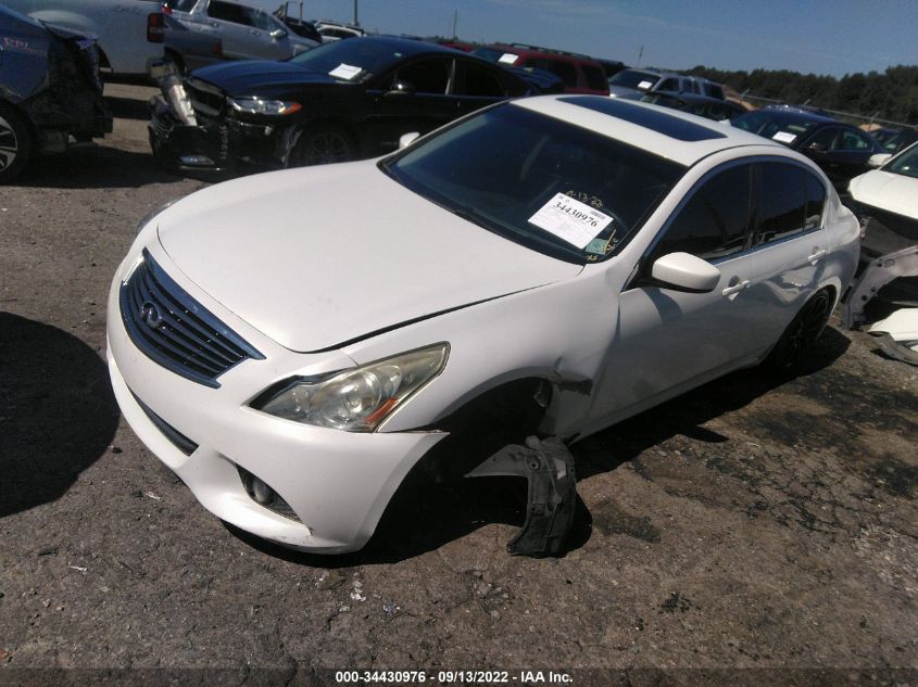 2013 INFINITI G37 SEDAN JOURNEY JN1CV6AP0DM720980