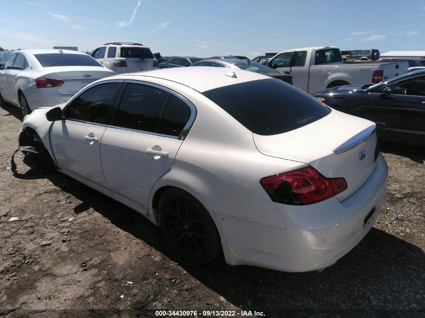 2013 INFINITI G37 SEDAN JOURNEY JN1CV6AP0DM720980