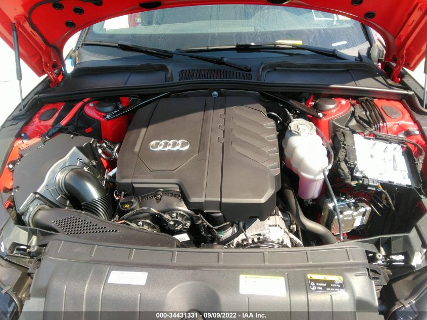 2022 AUDI A5 CABRIOLET PREMIUM WAU2AGF57NN006032