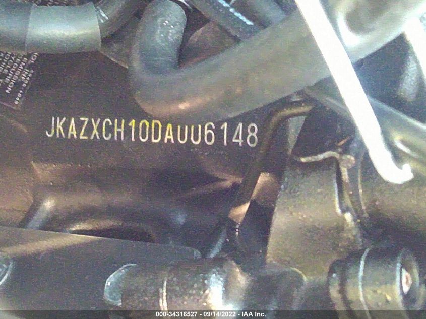 2013 KAWASAKI ZX1000 H JKAZXCH10DA006148