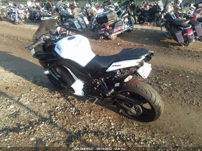 2013 KAWASAKI ZX1000 H JKAZXCH10DA006148