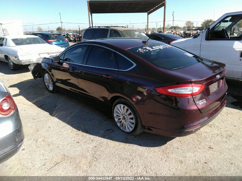 2013 FORD FUSION ENERGI SE LUXURY 3FA6P0PU8DR235532