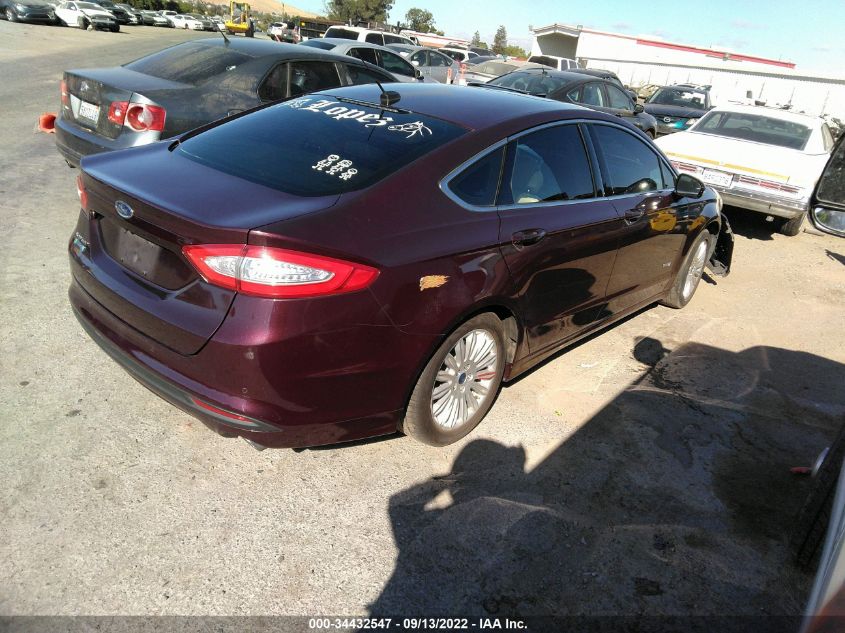2013 FORD FUSION ENERGI SE LUXURY 3FA6P0PU8DR235532