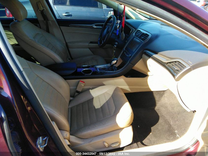 2013 FORD FUSION ENERGI SE LUXURY 3FA6P0PU8DR235532