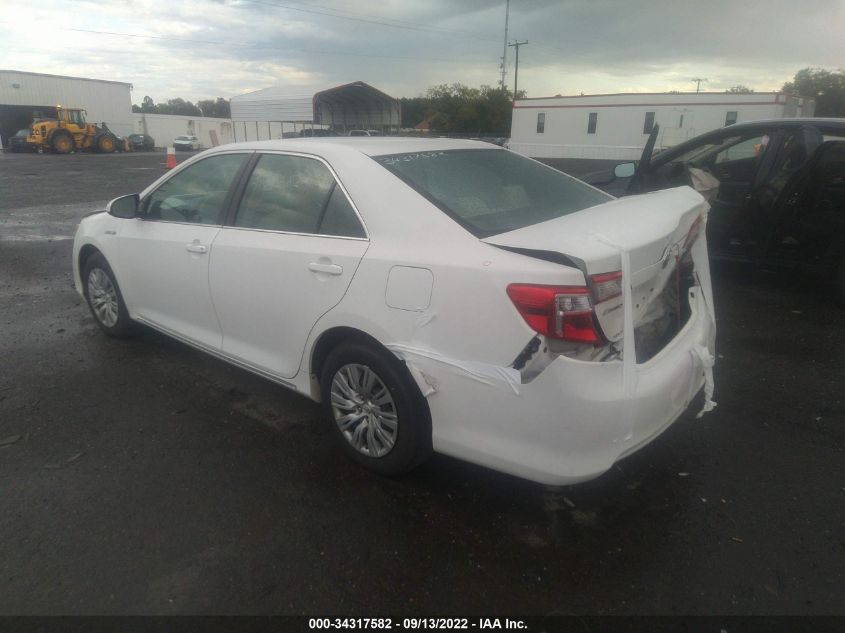 2014 TOYOTA CAMRY HYBRID LE/XLE/SE LIMITED EDITION 4T1BD1FK3EU097394
