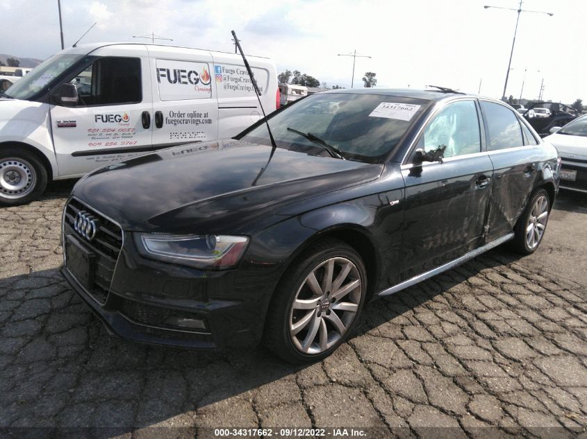 2014 AUDI A4 PREMIUM WAUBFAFLXEA065158