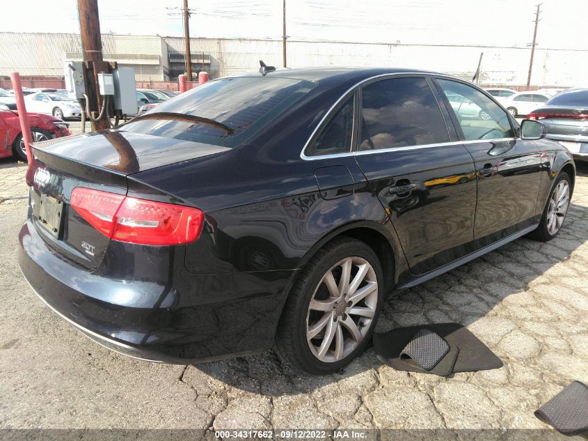 2014 AUDI A4 PREMIUM WAUBFAFLXEA065158
