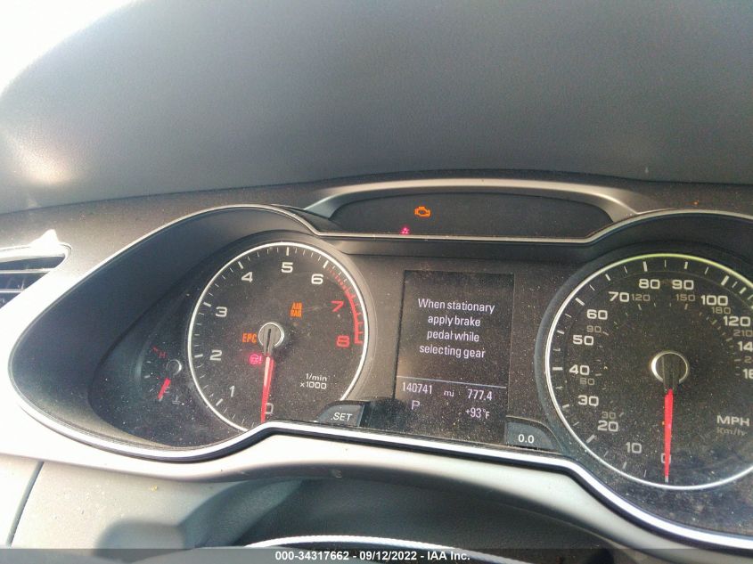 2014 AUDI A4 PREMIUM WAUBFAFLXEA065158