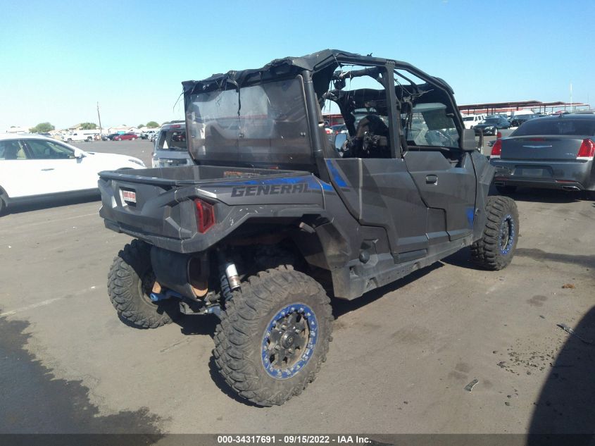 2021 POLARIS GENERAL XP 4 1000 FACTORY CUSTOM 3NSGMZ992MH213082