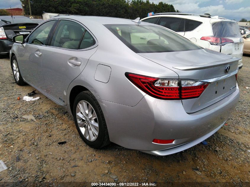 2013 LEXUS ES 300H HYBRID JTHBW1GG8D2004712