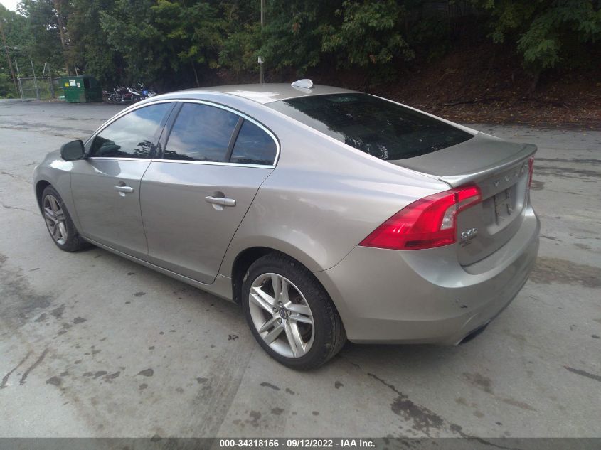 2015 VOLVO S60 T5 DRIVE-E PLATINUM YV140MFD2F1304821
