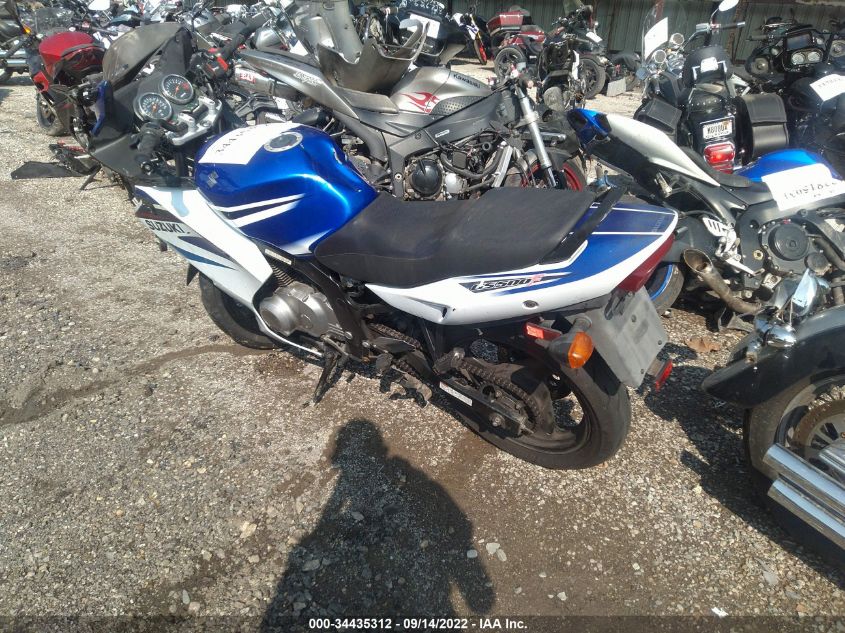 2007 SUZUKI GS500 VTTGM51A272100345