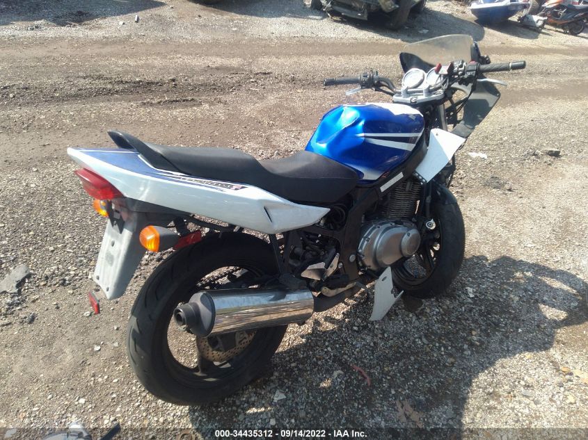 2007 SUZUKI GS500 VTTGM51A272100345