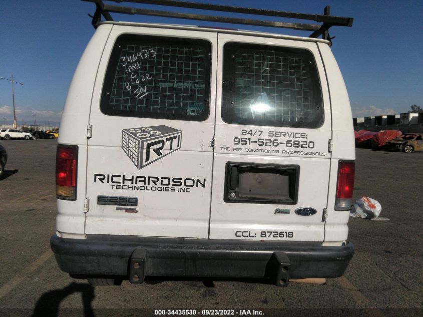 2013 FORD ECONOLINE CARGO VAN COMMERCIAL/RECREATIONAL 1FTNE2EW8DDA46657