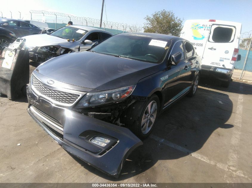 2014 KIA OPTIMA HYBRID EX KNAGN4AD1E5073491