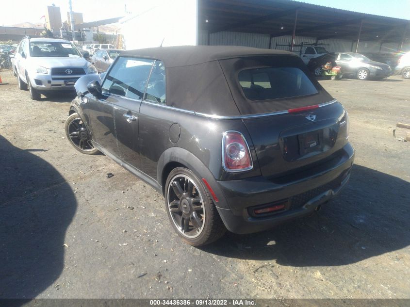 2015 MINI COOPER CONVERTIBLE S WMWZP3C53F2A91063