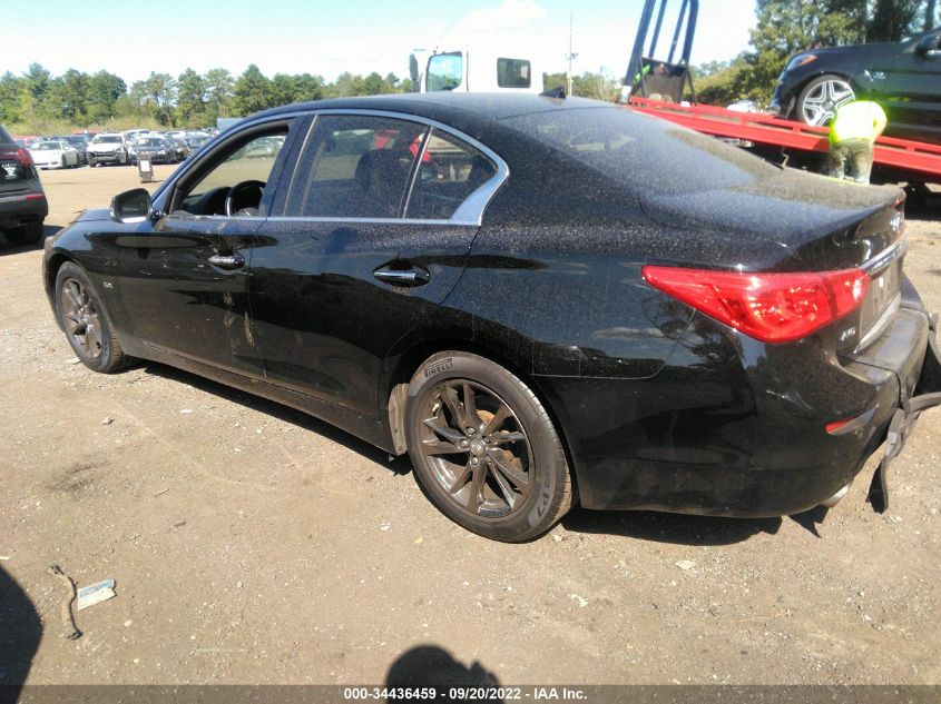 VIN JN1EV7AR1HM838090 2017 INFINITI Q50 3.0T SIGNATURE EDITION
