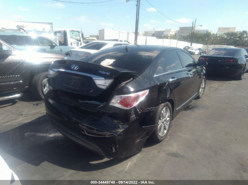 2013 HYUNDAI SONATA HYBRID LIMITED W KMHEC4A43DA069430