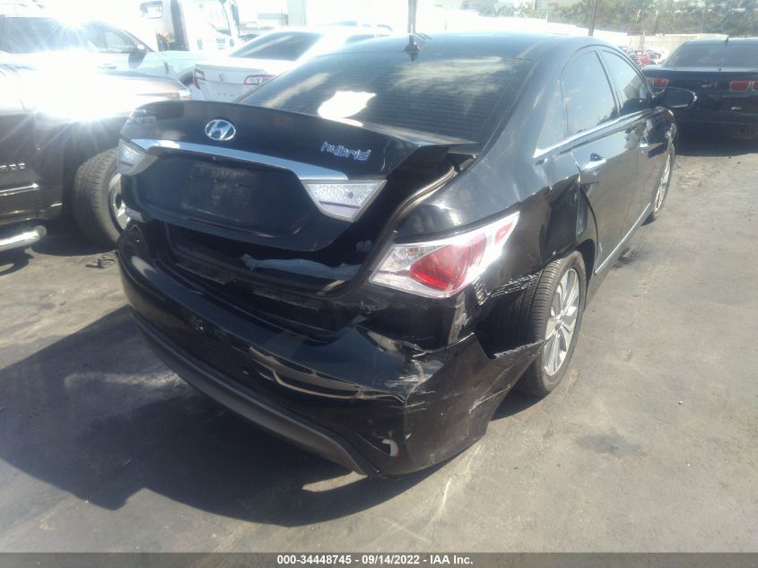 2013 HYUNDAI SONATA HYBRID LIMITED W KMHEC4A43DA069430