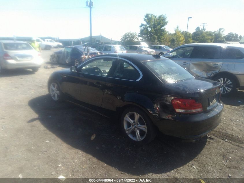 2013 BMW 1 SERIES 128I WBAUP7C52DVP24422