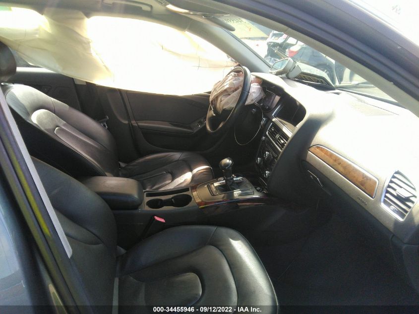 2013 AUDI A4 PREMIUM PLUS WAUEFAFL8DA110030
