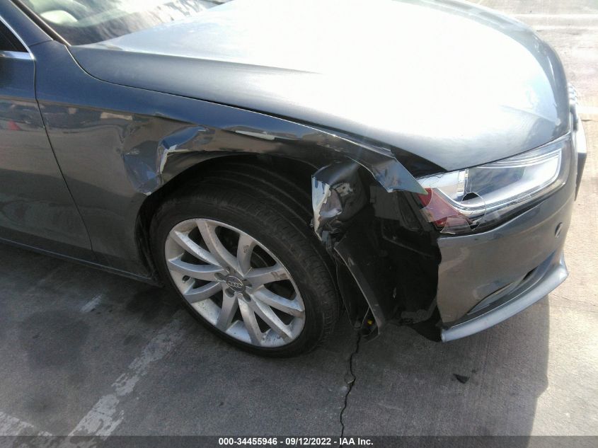 2013 AUDI A4 PREMIUM PLUS WAUEFAFL8DA110030