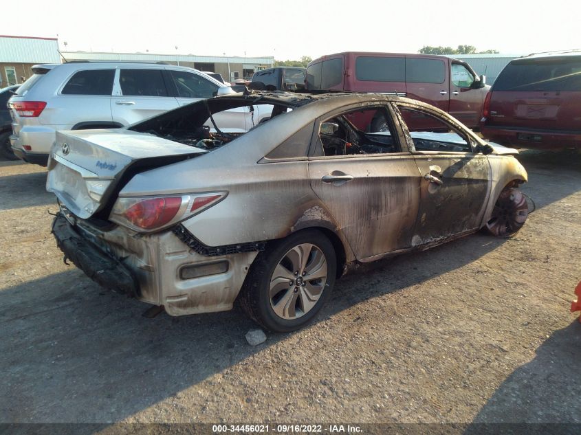 2014 HYUNDAI SONATA HYBRID LIMITED KMHEC4A4XEA110766