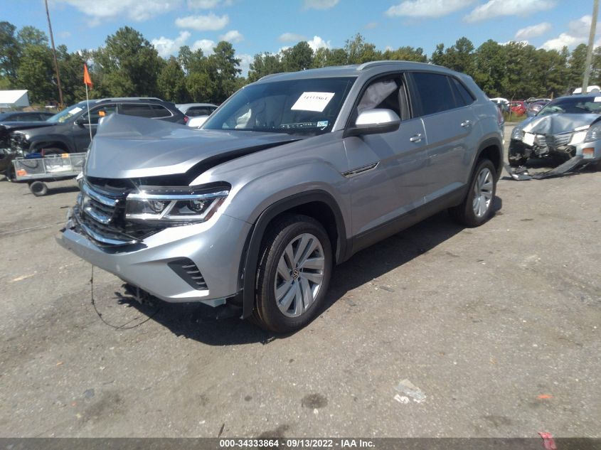 2022 VOLKSWAGEN ATLAS CROSS SPORT 3.6L V6 SE W/TECHNOLOGY 1V2HE2CA1NC216643