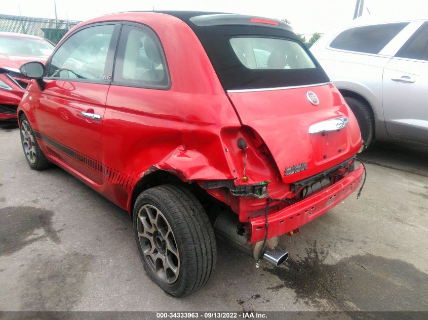 2015 FIAT 500C POP 3C3CFFDR5FT501358