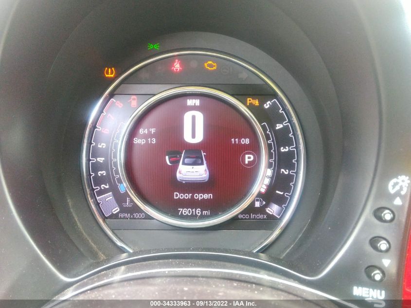 2015 FIAT 500C POP 3C3CFFDR5FT501358
