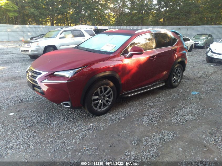 2015 LEXUS NX 200T JTJBARBZXF2002841