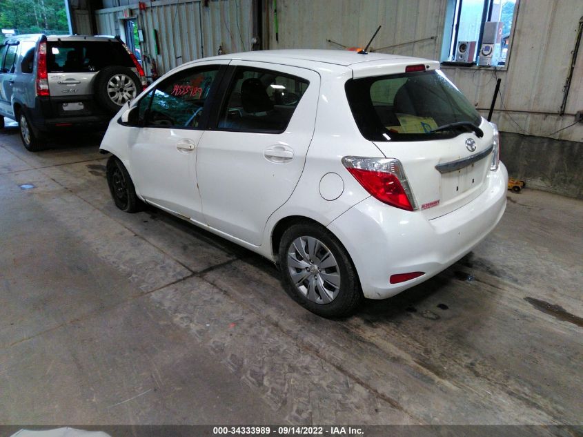 2014 TOYOTA YARIS JTDKTUD30ED576036