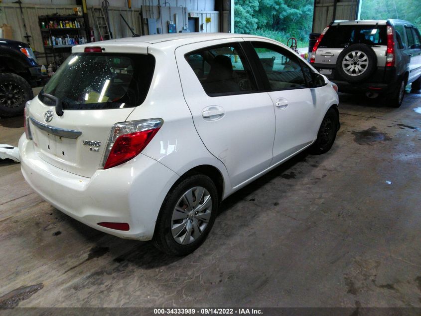 2014 TOYOTA YARIS JTDKTUD30ED576036