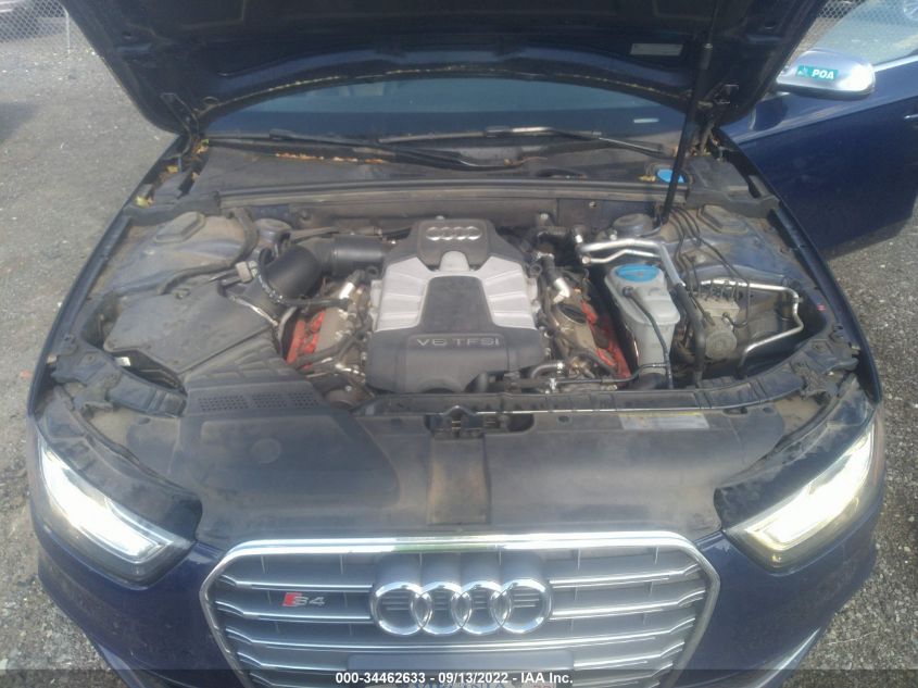 2013 AUDI S4 PRESTIGE WAUKGAFL3DA239955