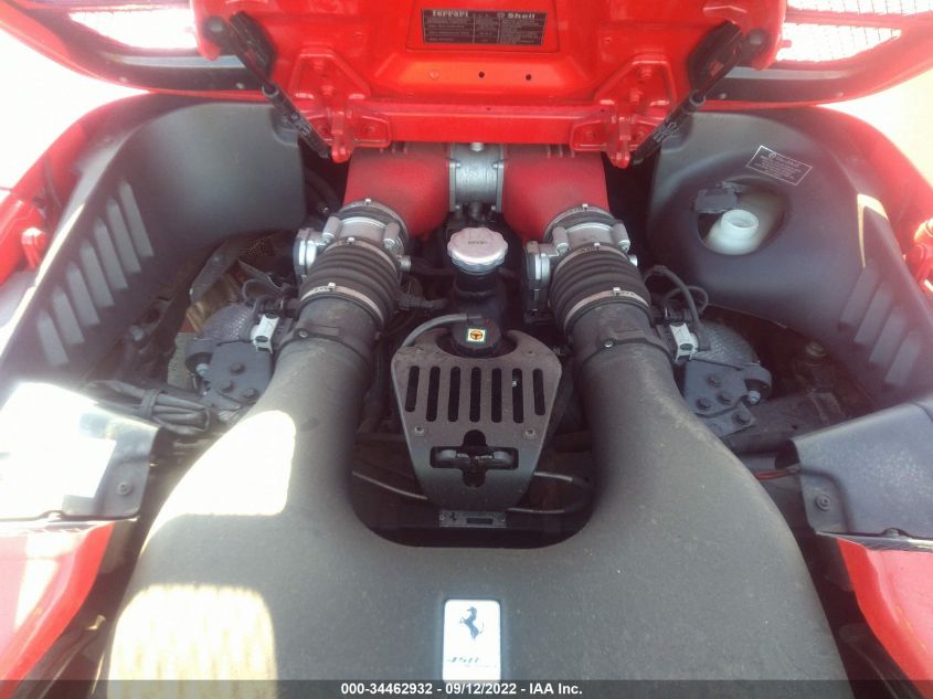 2014 FERRARI 458 ITALIA ZFF68NHA7E0202906