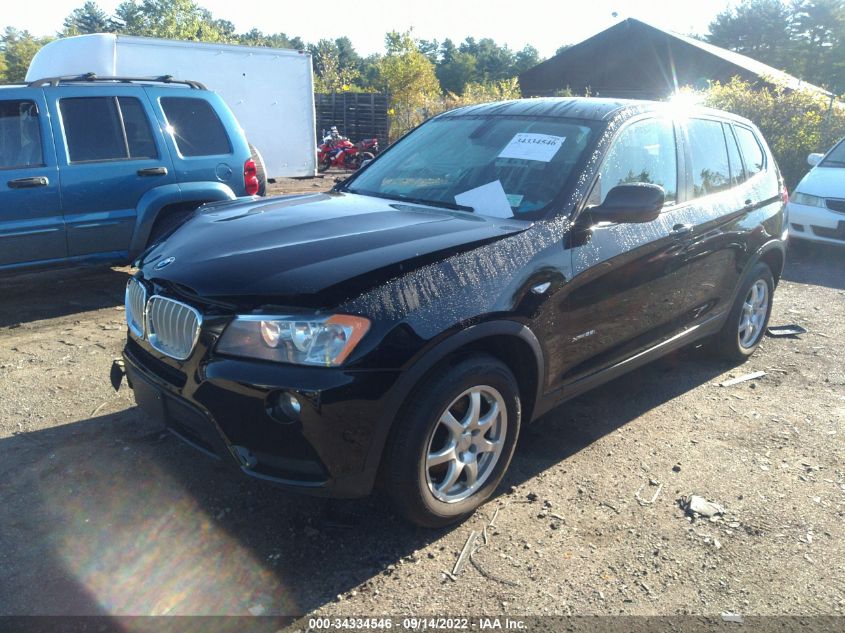 2013 BMW X3 XDRIVE28I - 5UXWX9C54D0A29591