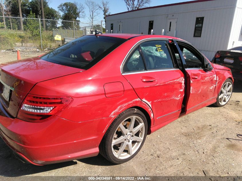 2014 MERCEDES-BENZ C-CLASS C 300 WDDGF8AB7EA967093